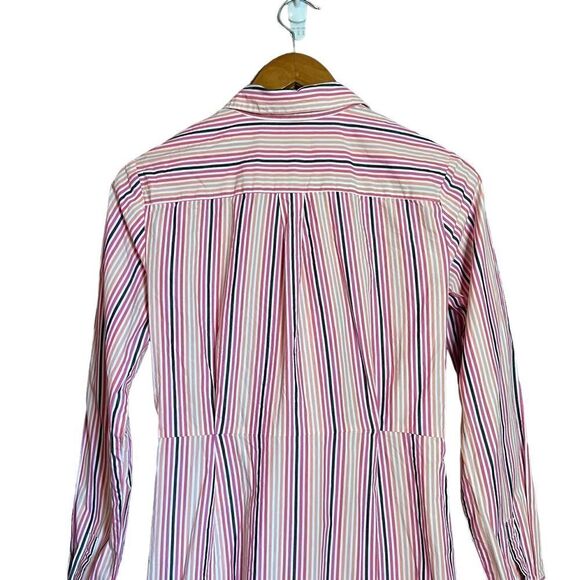 Calvin Klein striped button down dress. Size 6 - Picture 5 of 8